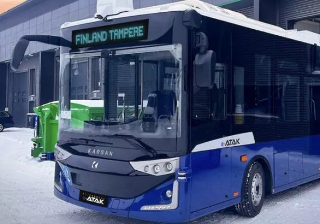 Финляндия запускает первый беспилотный автобус Это электробус Karsan