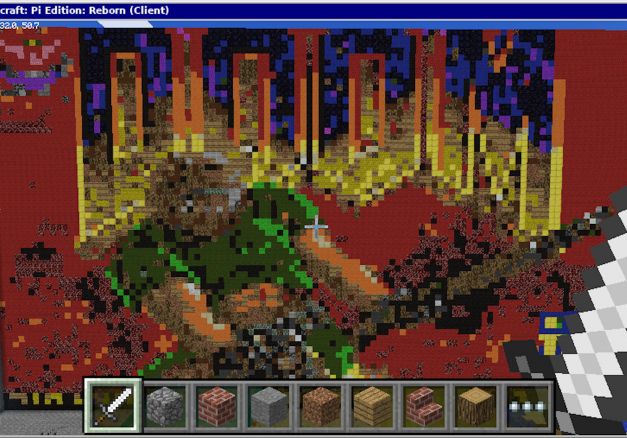 Doom запустили в графическом редакторе Paint Но играть придется медленнно