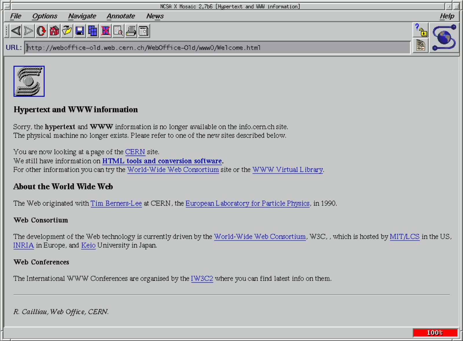 <i>22 </i>апреля <i>1993 </i>года был анонсирован браузер <i>Mosaic</i>