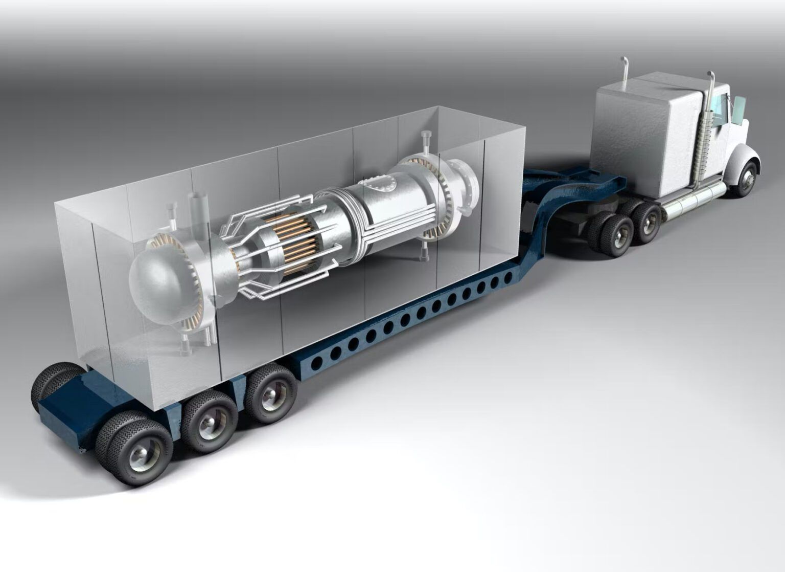 Новый ядерный реактор помещается в грузовик