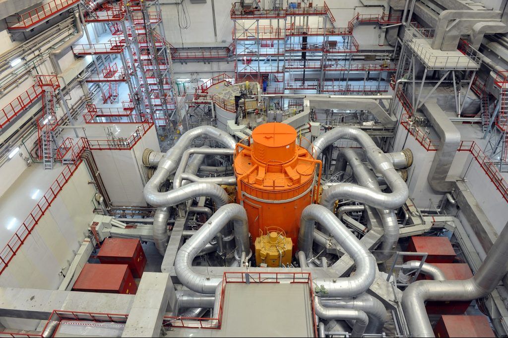 В России вышел на проектную мощность реактор на быстрых нейтронах