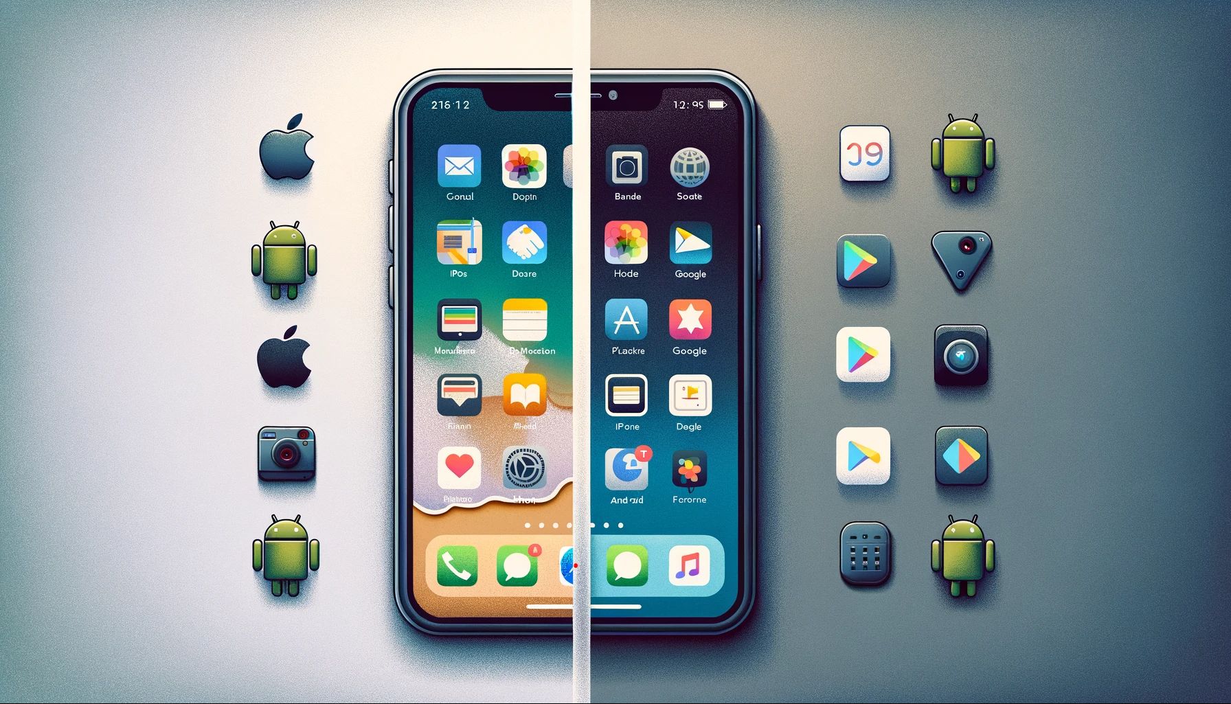 iPhone and Android