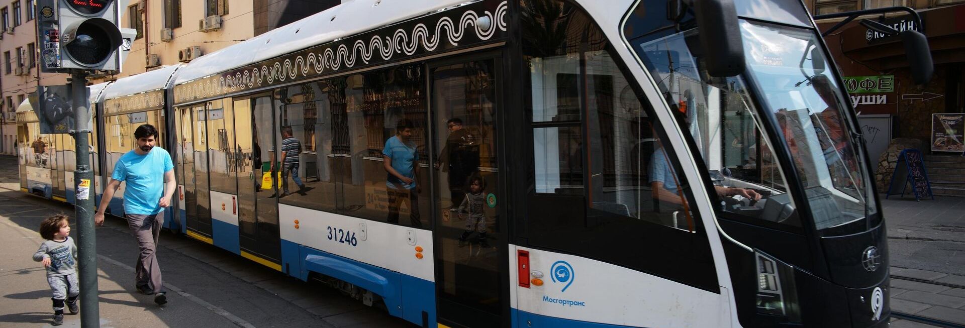 В Москве тестируют беспилотный трамвай